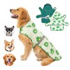 wishkit Impermeable para Perro Reversible, Poncho de Lluvia con Tiras