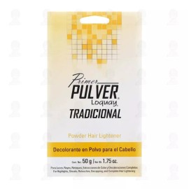 Loquay 3pz Primer Pulver Decolorante Amarillo 50g Loquay