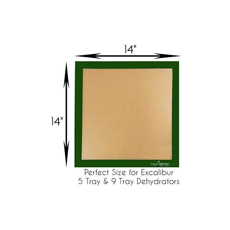 Set of 3-14" x 14" -Silicone Re-Usable Non-Stick Ultra Premium