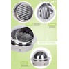 4 INCH Wall Air Vent Cover, Moonjor Thicken 304 Stainless
