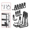 WALMANN 12PCS Garage Storage Hooks, Wall Mount Utility Hooks for