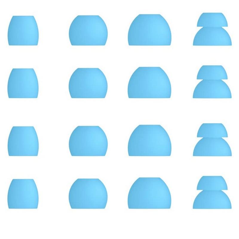 Blue Ear Tips Replacement for Beats Flex Earbuds, JNSA 8