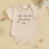 Merqwadd Pregnncy Announcement Baby Bodysuit Reveal Idea&Surprise Gift For Husband,