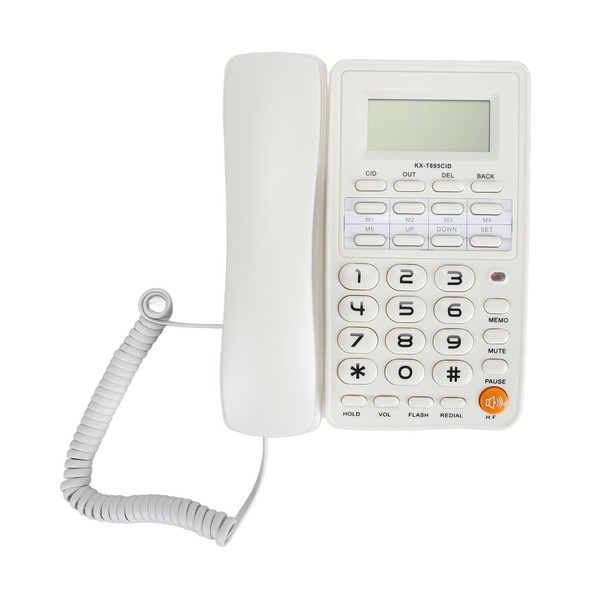 Corded Landline House Phone, Landline Telephone with Big Buttons, Caller