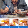 Emwel Soldering Iron Kit,Adjustable Temperature Welding Tools, Solder Wire, Soldering
