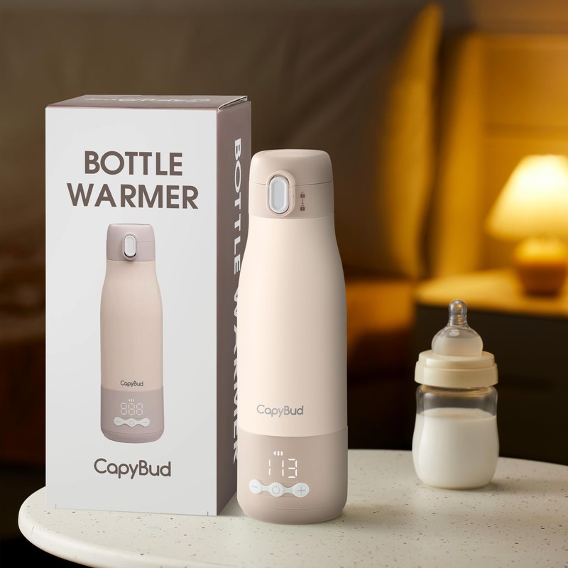 CapyBud Portable Bottle Warmer for Travel, 12 Oz Milk Warmer