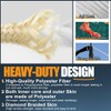 SMART&CASUAL 100 ft 1/4" Nylon Poly Rope Strong Utility Polyester