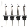 Foccts Pack of 4 Bottle Pourer Nozzle-Spout for Spirits, Spout