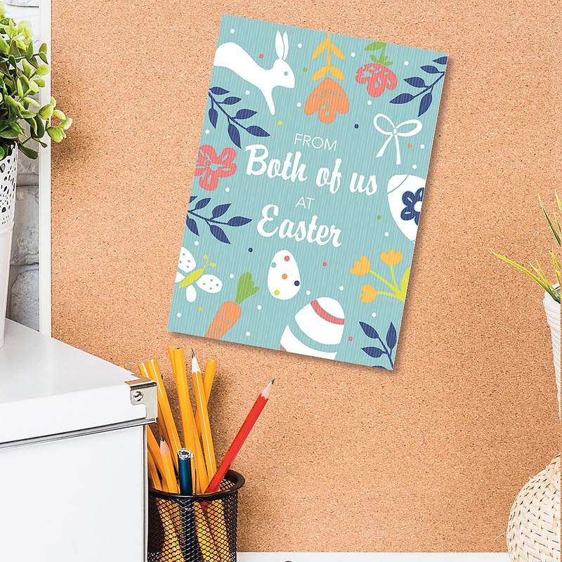 From Both of Us Religious Easter Greeting Card - Single