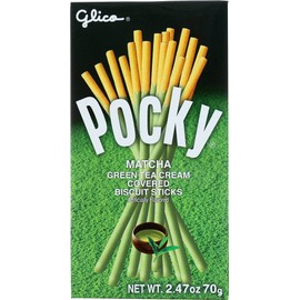 [ 3 Packs ] Glico Pocky Matcha Green Tea 70g x 3 Biscuit Stick