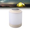 Solar Camping Lantern PP ABS Warm Light RGB Portable Hanging