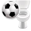 6 x Toilet Stickers Bathroom Equipment Pub Pissoir Urinal Funny
