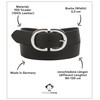 fashionchimp Basic Women's Belt Made of 100% Genuine Leather, Leather