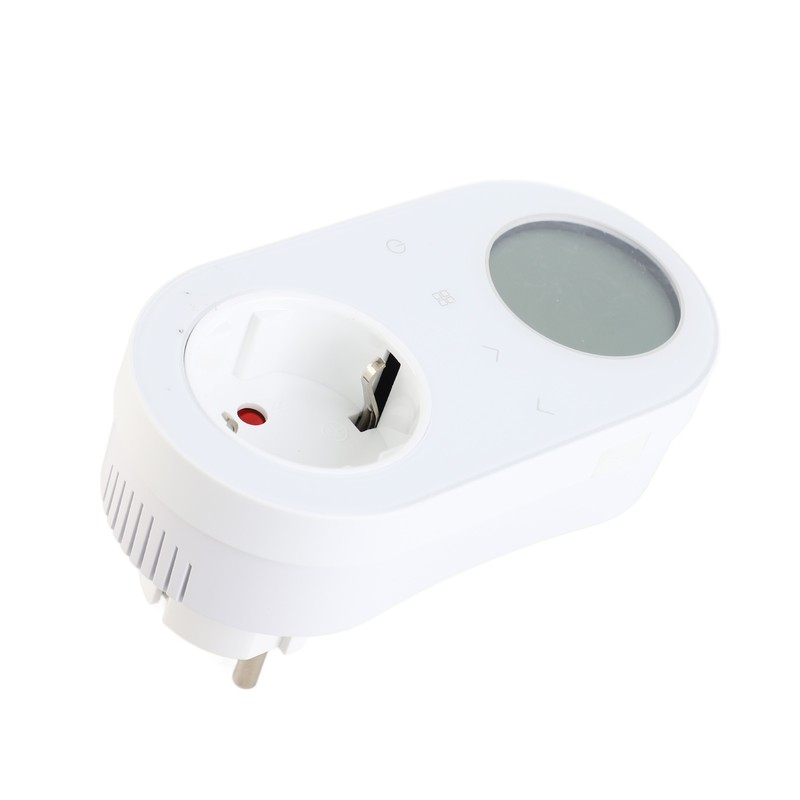 Digital Thermostat Outlet Plug 16A Outlet Socket Temperature Controller 5+1+1