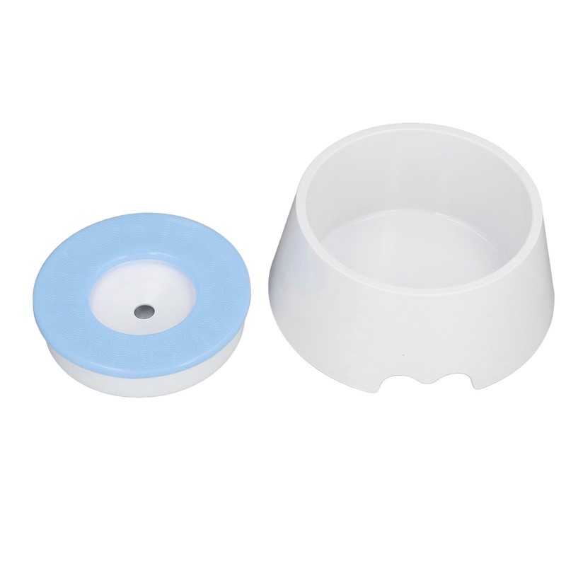 Pet Slow Water Feeder Splash Proof Prevent Slip Raised Water