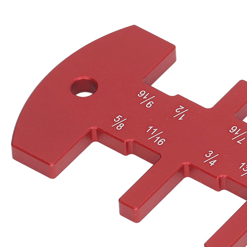 Step Depth Gauge for Table Saw Router Imperial Aluminum Alloy