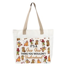 BDPWSS Gus Gus Gifts Gus Gus Mouse Tote Bag It's A Gus Gus Thing You Wouldn't Understand Cinderella Cartoon Inspired Handbag (rat thing TB)