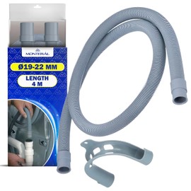 Universal Dishwasher Drain Hose 4 m Diameter 19-22 mm Made in Italy MONTERAL