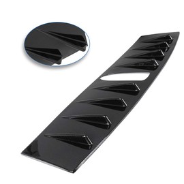 ECCPP Carbon Look Hydro Dipped Plastic Rear Roof 8 Shark Fin Spoiler Wing Glossy Replacement fit for 2015-2018 for Subaru WRX 2015-2017 for Subaru WRX STI