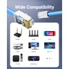 VCE 25-Pack Cat6 Shielded RJ45 Pass Through Connectors with RJ45