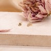 Carissima Treble Clef 1.55.8439 Women's Stud Earrings 375 Yellow Gold,
