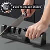 Bxgnip Professional Knife Sharpener with 6 Adjustable Sharpening Angles,and also