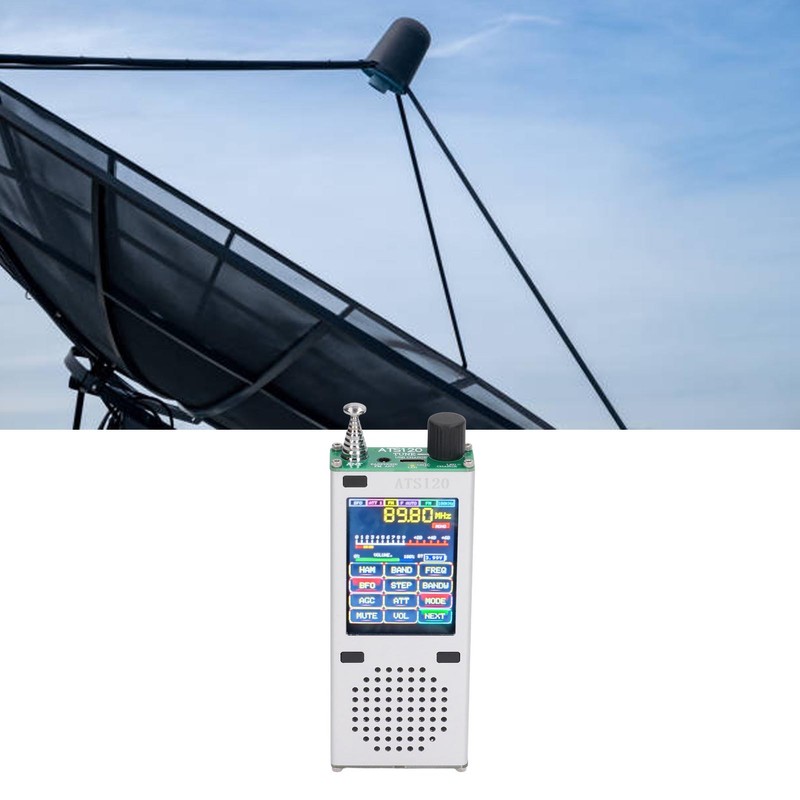 Full Band Receiver Worldband Radio Frequency 2.4in TFT Touch Screen