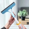 Three-in-one multi-functional glass cleaner with spray head and scraper, suitable