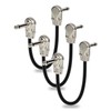 Aqdocvf 3-Pack Guitar Patch Cables, 6 Inch Guitar Pedal Cables
