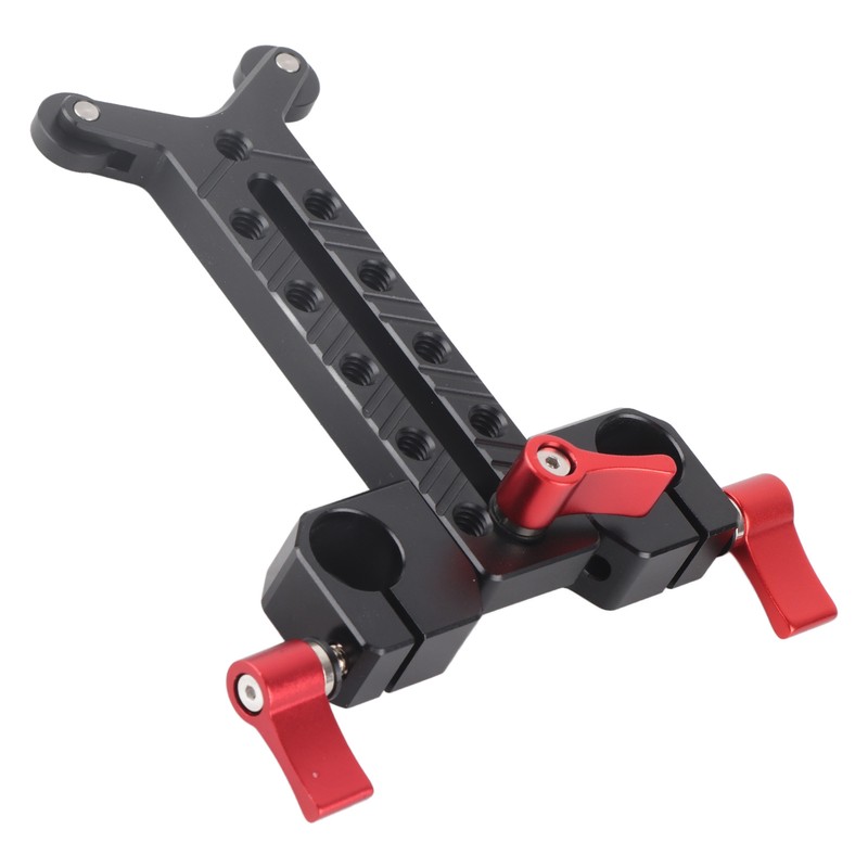 Long Lens Support Height Adjustable 15mm Rod Hole Aluminum Alloy