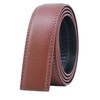 COTIDI Mens Leather Ratchet Belt Without Holes 35mm Wide No