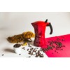 Cafetière Italienne JATA HCAF2009 Rouge Aluminium (9 Cups)