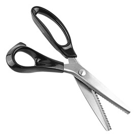 Tijeras Dentadas, Tijeras De Manualidades con Corte Zigzag De 5 Mm Cortador De Costura para Tela, Cuero Y Corte De Papel Artesanal