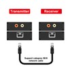 Stereo Hi-Fi Audio Balun, Analog Audio Extender, Stereo RCA to