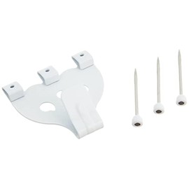 Fukuikinzokukogei Iron Parallel X-Hook, Large, White, Pack of 2, 4051-W-2 for Hanging Picture Frames on the Wall