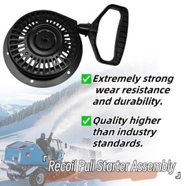 Youqsm Recoil Pull Starter Assembly,Compatible with Husqvarna Poulan Pro Snow Thrower 532436967,Fit for Husqvarna 589524501,Replace 20001118, 20001121, 20001660
