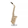 Broadway Gifts Co. Decorative Gold Saxophone Music Instrument Miniature Repli...