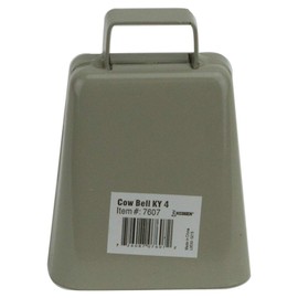 Neogen 7607 KY 4 Metal Cow Bell, Cream