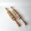 Wooden acupressure roller massager massage rod stick massage