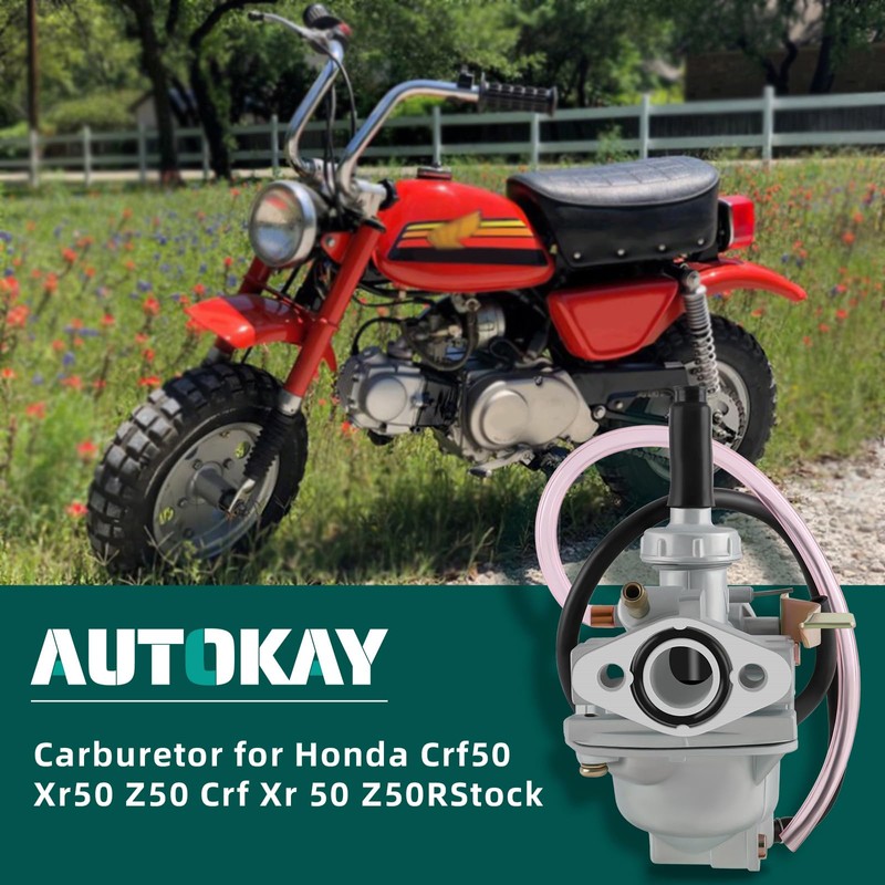 AUTOKAY Carburetor for Honda Crf50 Xr50 Z50 Crf Xr 50