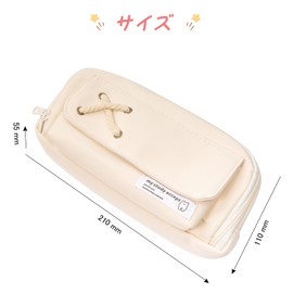 IRRVIN Pencil Case, Stylish Large Capacity, Pencil Case, Simple, Popular, Cute Pen Pouch, Pencil Case, Retractable Solid, Multifunctional, Tool Pen Case, Small and Middle School, High School Students,