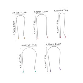 Beavorty 40pcs Curling Roller Replacement Clips: Assorted Hot Roller Clamps For Secure Hair Styling - Hot Curler Securing Clamps For 0.75"/1"/1.25"/1.5"/1.75"