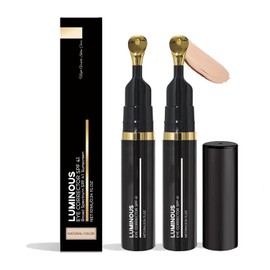 Luminous Eye Corrector SPF 41, Under Eye Color Corrector for Dark Circles, Anti-Aging Tinted Eye Cream, Hydrating Eye Serum with Peach Undertone (Natural Color, 2PCS)