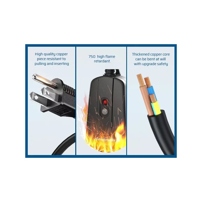 DEWENWILS Outdoor Remote Control Outlet Wireless Remote ChristmasDecor