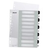 Leitz Index for A4, PC-writable cover sheet and 10 dividers,