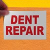 Decal Stickers Multiple Sizes Dent Repair Red A Industrial Vinyl