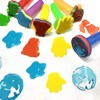 XIANGZI Finger Paint Sponges for Kids,Sponge Painting Brushes Set,Toddler Paint