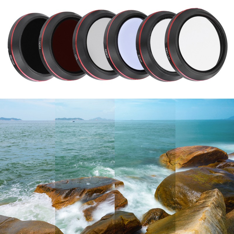 Junestar MRC UV CPL Star ND64 ND1000 Night Filter for