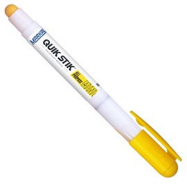 LACO Markal Industrial Marker, "Quick Stick" Mini, Yellow, 61127