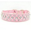 Rhinestone Dog Collar, Bling Rhinestone PU Leather Crystal Diamond Pet